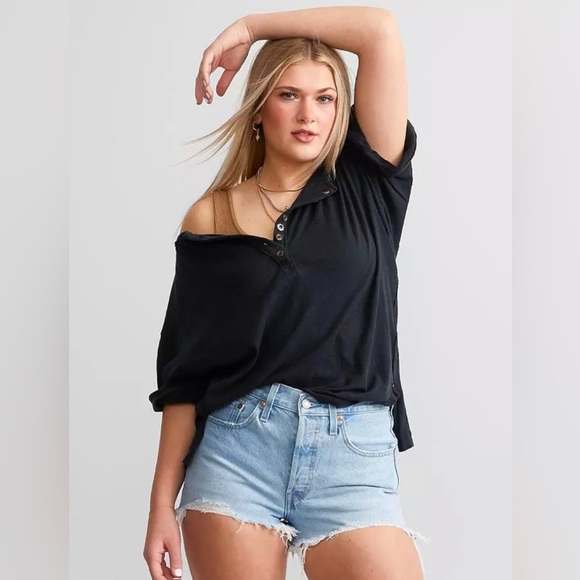 Free People Tops - NWOT Free People Maribel Henley Size Large